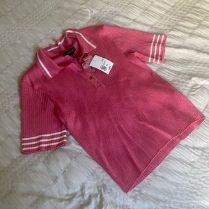 NWT Forever 21 pink knit colored top💗